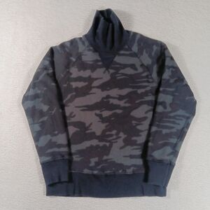 Champion + Todd Snyder Sweatshirt Mens Large Black Pullover V Stitch Turtleneck